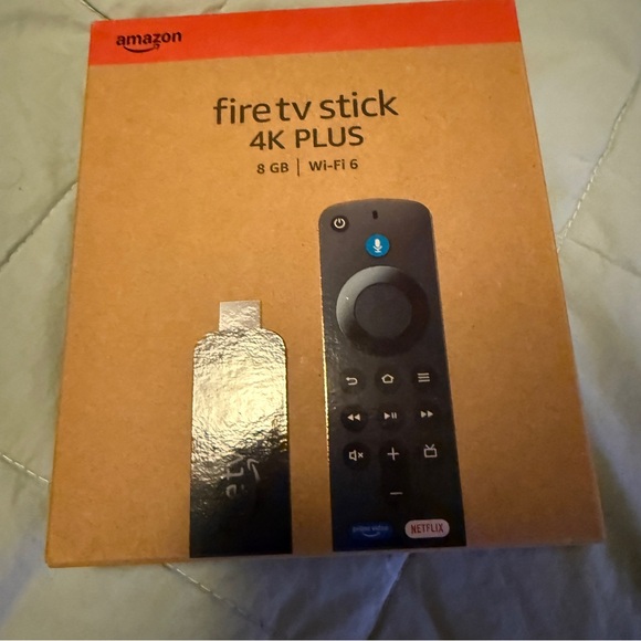 Amazon Fire TV Stick 4K Plus Streaming Device Wi-Fi 6 Alexa Remote - Picture 1 of 2